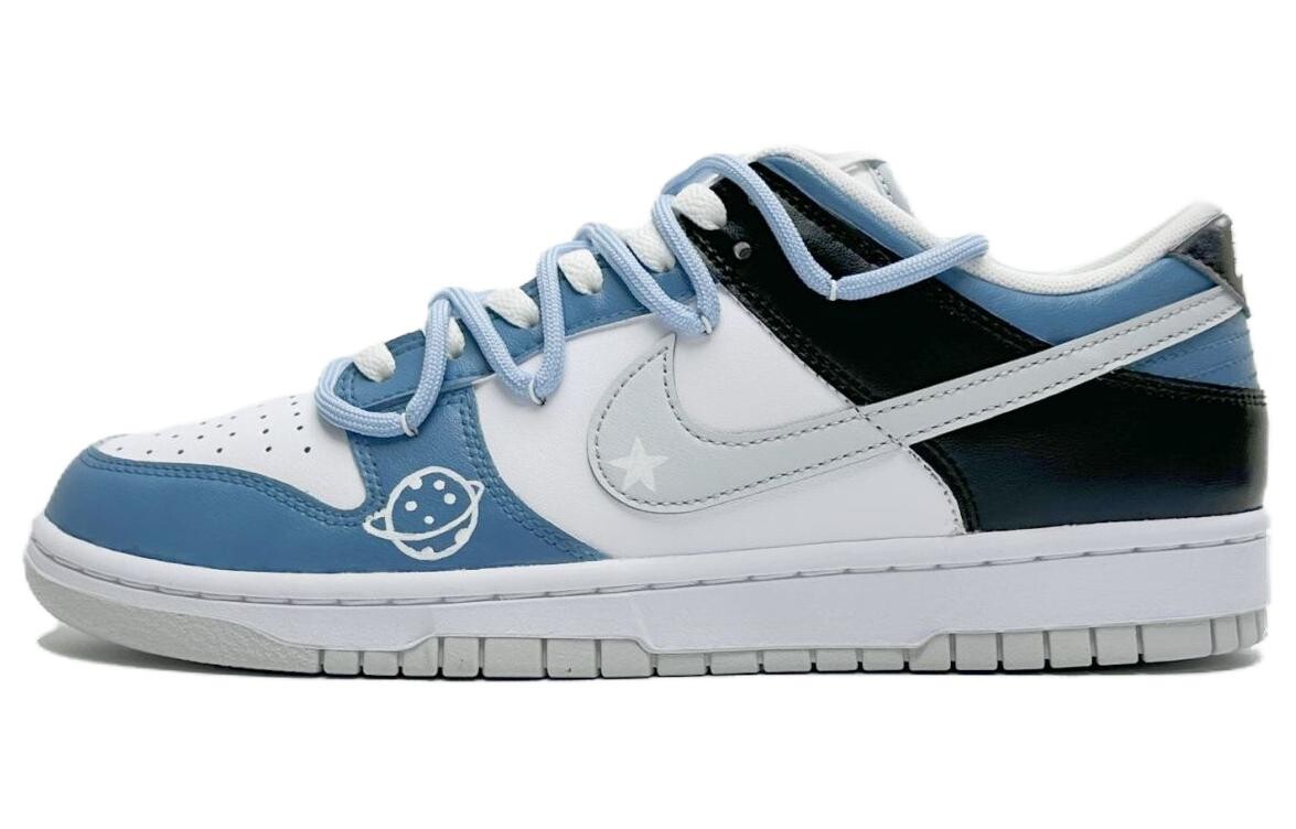

Кроссовки Nike Dunk Skateboarding Shoes Men Low-top Blue/Black, синий