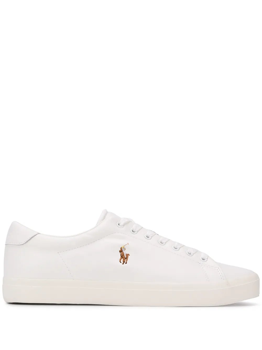 

Кеды с контрастным логотипом POLO RALPH LAUREN, белый