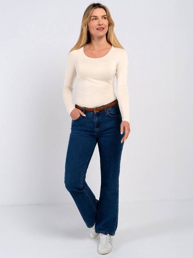 

Шелковый топ с округлым вырезом Celtic & Co., Ivory