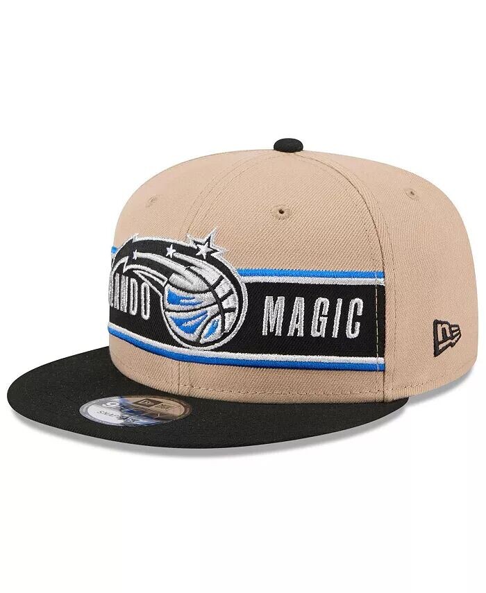 

Мужская кепка Snapback Orlando Magic 2024 NBA Draft 9FIFTY цвета загара/черного цвета New Era