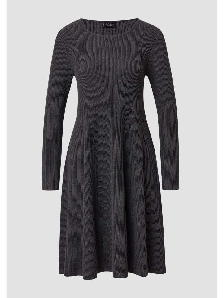 

Короткое платье s.Oliver BLACK LABEL, серый