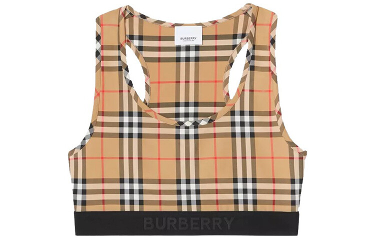 

Топ женский Burberry спортивный, коричневый