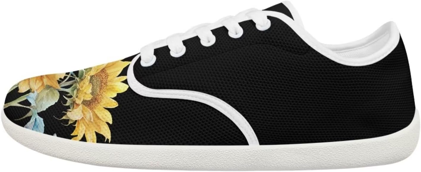 

Кроссовки Forchrinse с принтом цветных яиц для женщин, счастливая Пасха, обувь для босых ног, минималистичные кроссовки для мужчин, обувь с широким носком Zero Box для повседневной носки, Sunflower