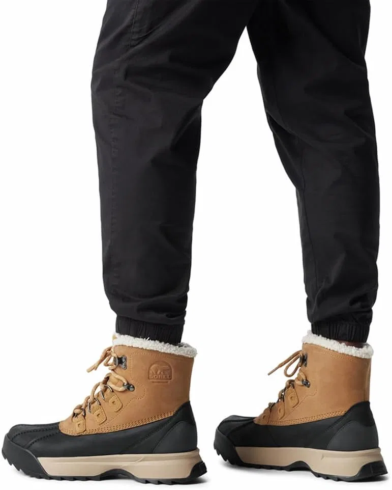 Водонепроницаемые зимние ботинки Sorel Scout Men's 87' Lux, Caribou Buff Black — фото 2