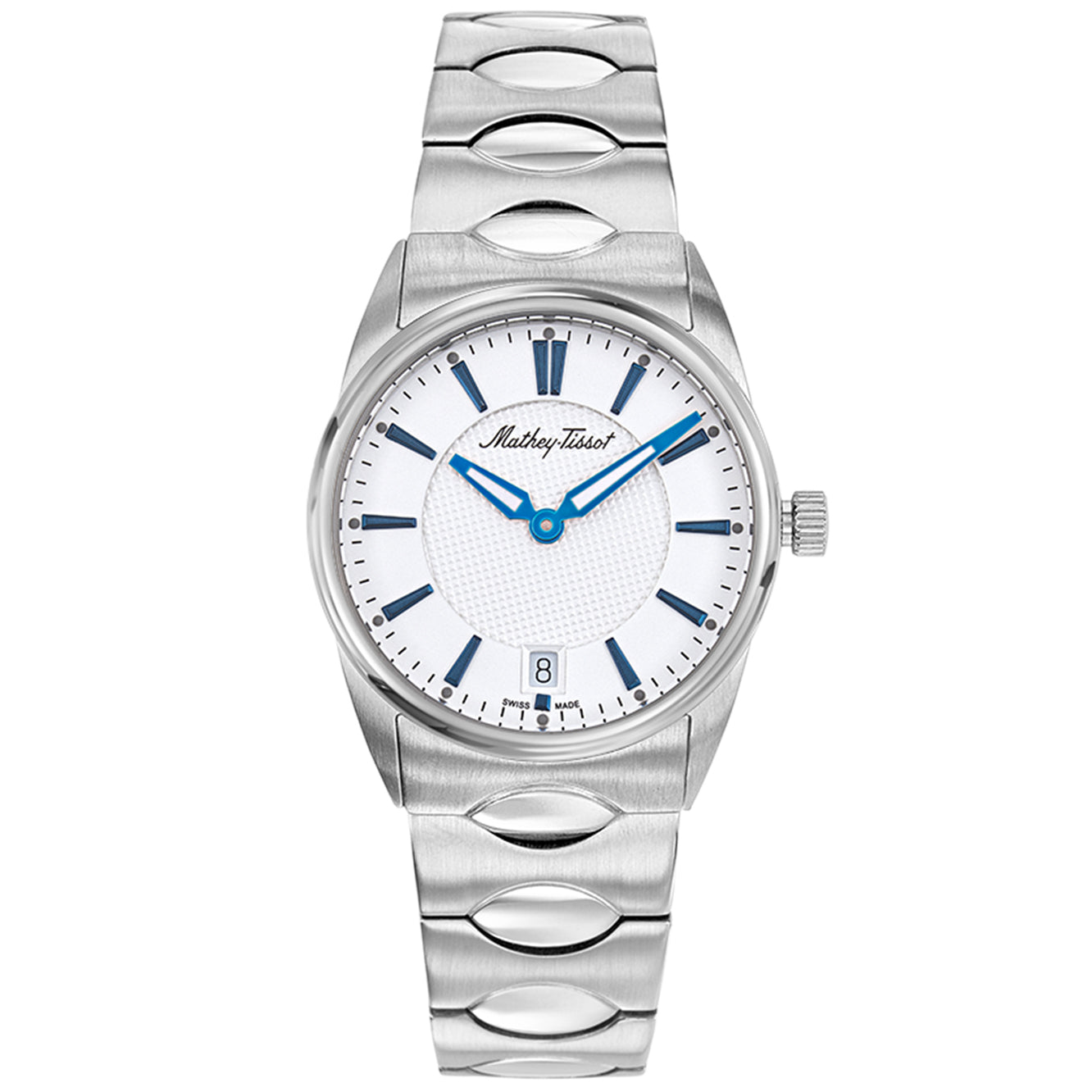 

Женские классические часы Mathey Tissot с белым циферблатом