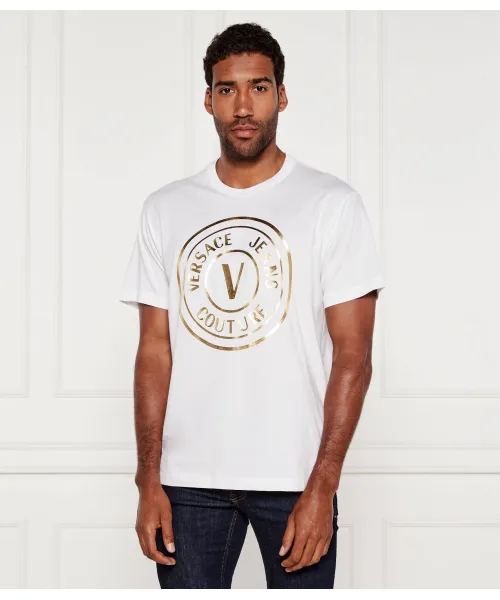

Футболка Regular fit Versace Jeans Couture, белый
