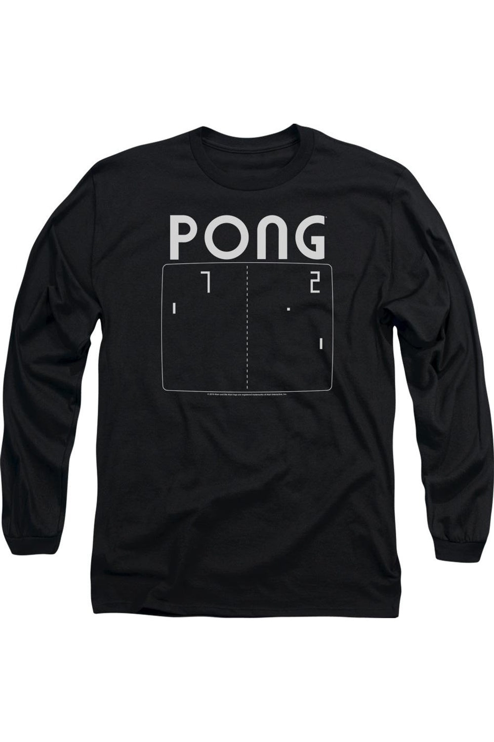 

Футболка Atari Pong Screen с длинным рукавом для взрослых Gildan, черный