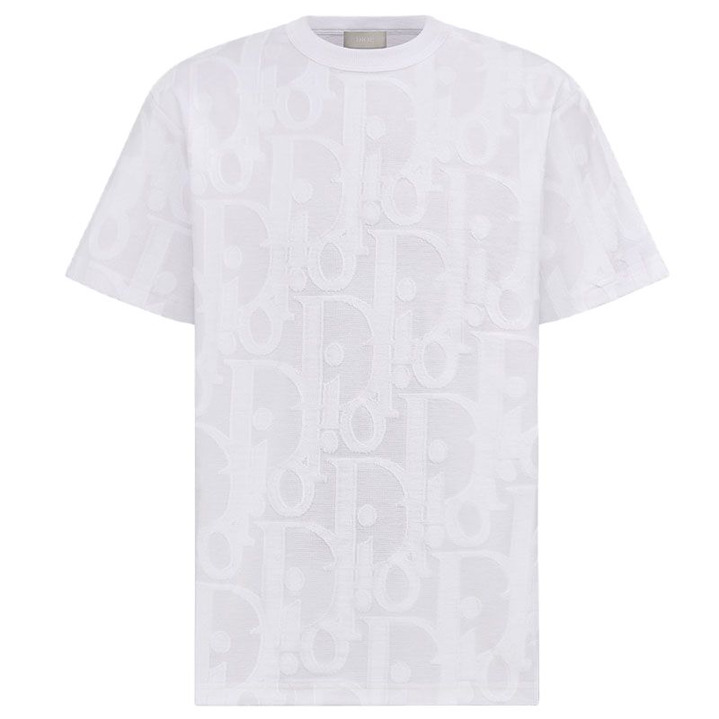 

DIOR Футболка мужская белая, Белый, DIOR Футболка мужская белая