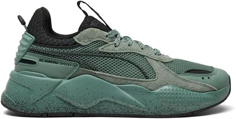 

Мужские кроссовки PUMA Rs-X New Mono с шнуровкой - повседневные, зеленые