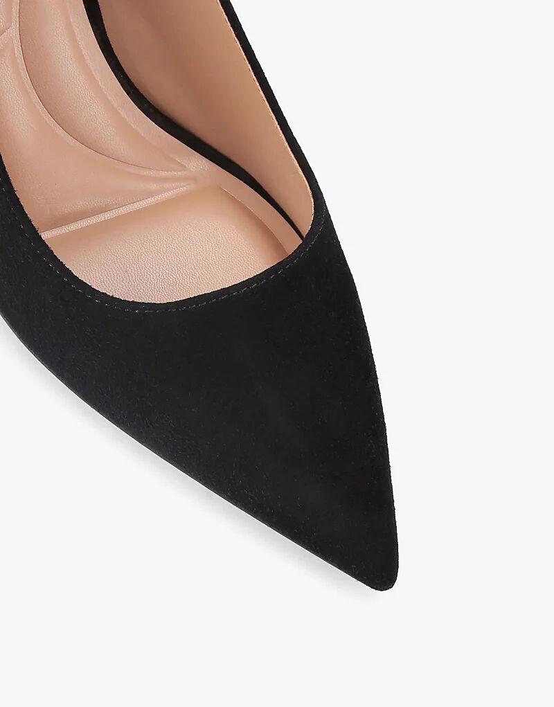Туфли на каблуке Carvela Pompeii из черной замши — фото 3