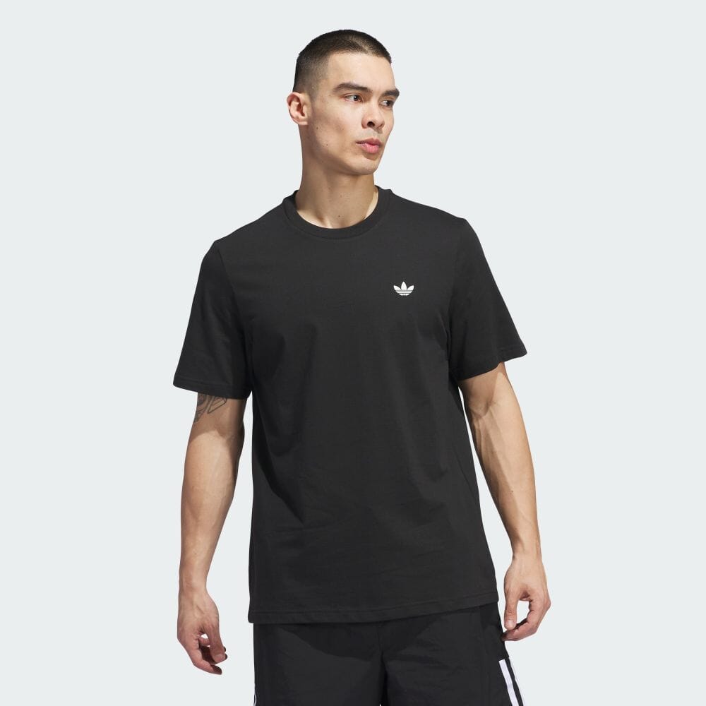 

Футболка Adidas Skateboarding 4.0 Logo Short Sleeve T-Shirt, цвет Black White