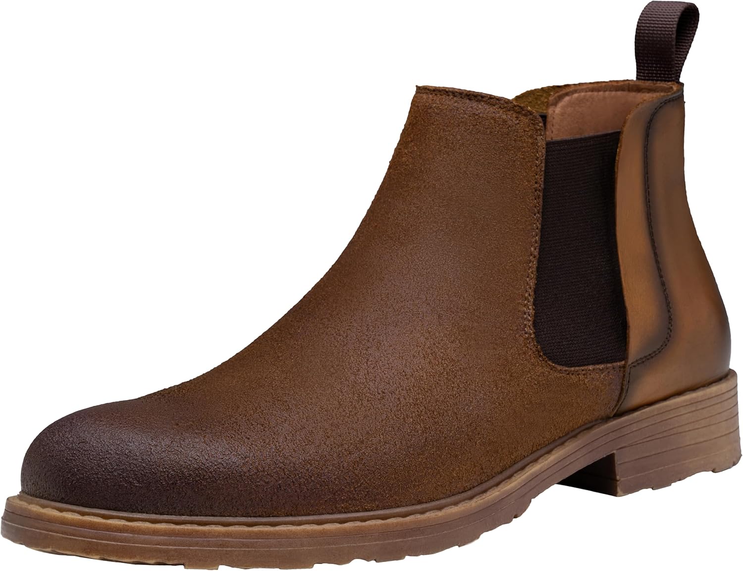 

Мужские кожаные ботинки челси JOUSEN с эффектом потертости, 8405 Brown
