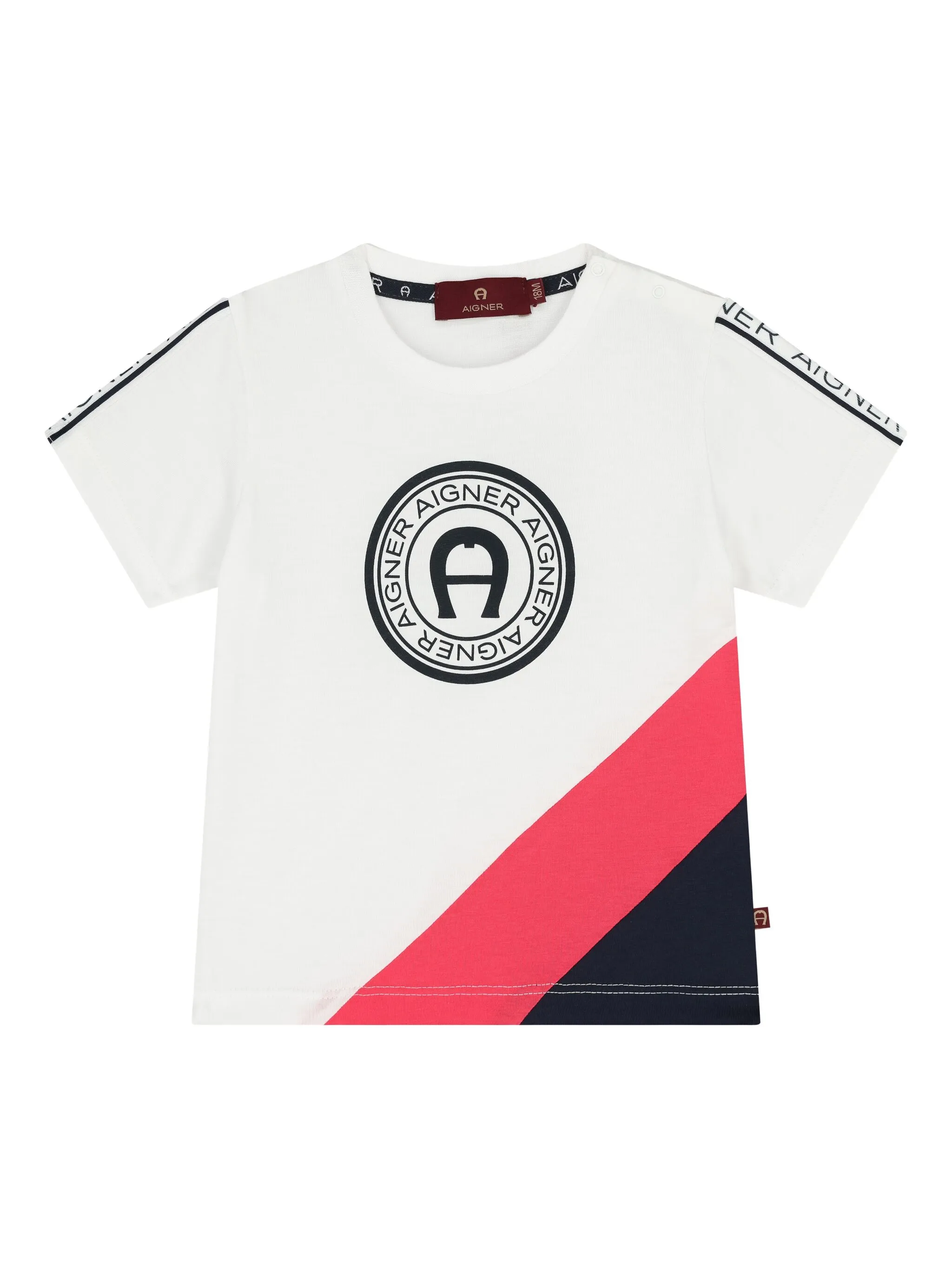 

Футболка с логотипом Aigner Kids, белый