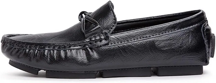 Лоферы кожаные Tassel Loafers Square Toe, Black DHFIRUFSHLO — фото 4