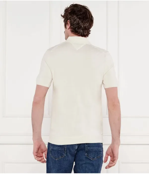 Поло ESSENTIAL regular fit Tommy Hilfiger, экрю — фото 3