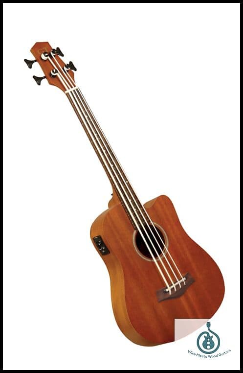

Басс гитара Gold Tone M-BASS25FL 25-Inch Scale Fretless Acoustic-Electric MicroBass w/ Gig Bag