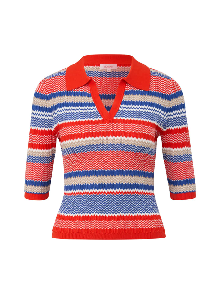 

Вязаный свитер размером 25X3_hellorange s.Oliver