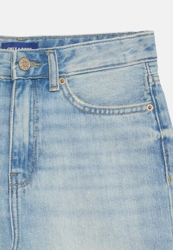 Джинсовые шорты osjfade Only & Sons Junior, Light Blue Denim — фото 4