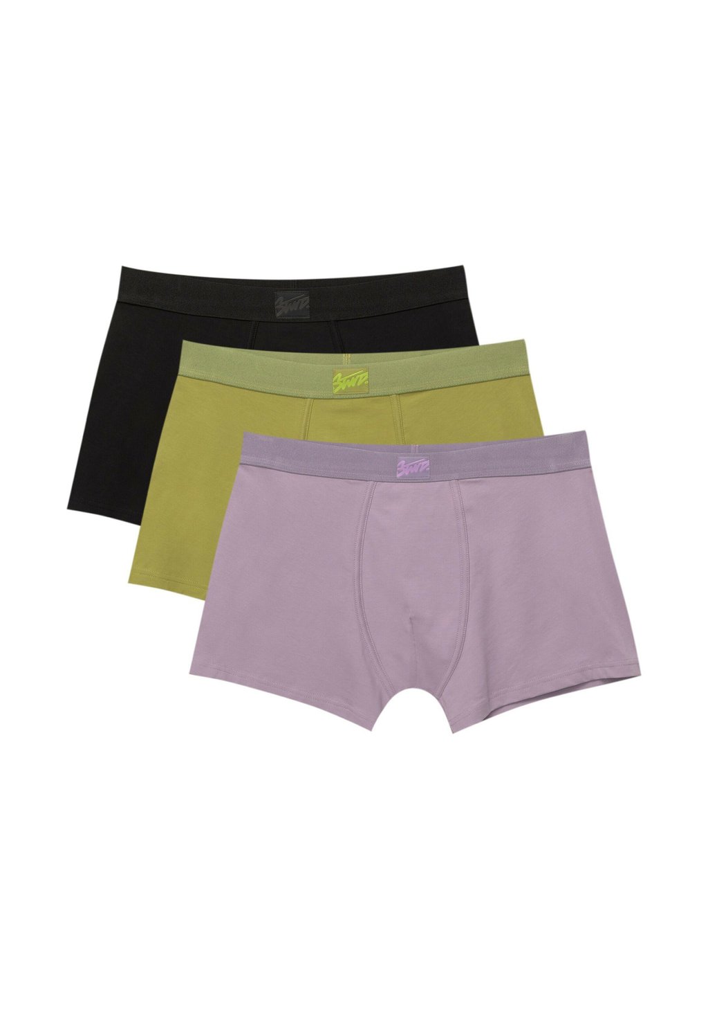 

Брюки 3-PACK PULL&BEAR, черный