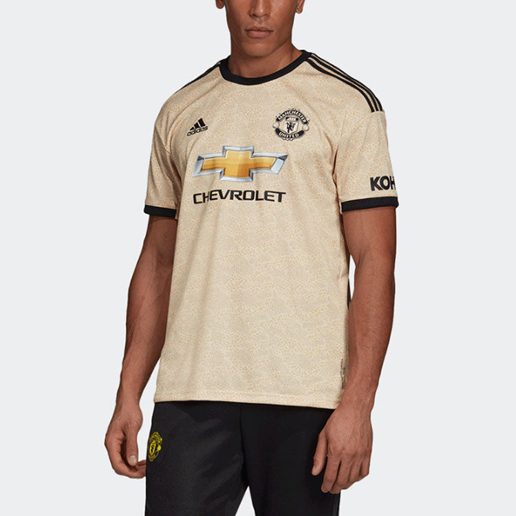 Джерси adidas Manchester United 19/20 Away Jersey 'Linen', бежевый — фото 3