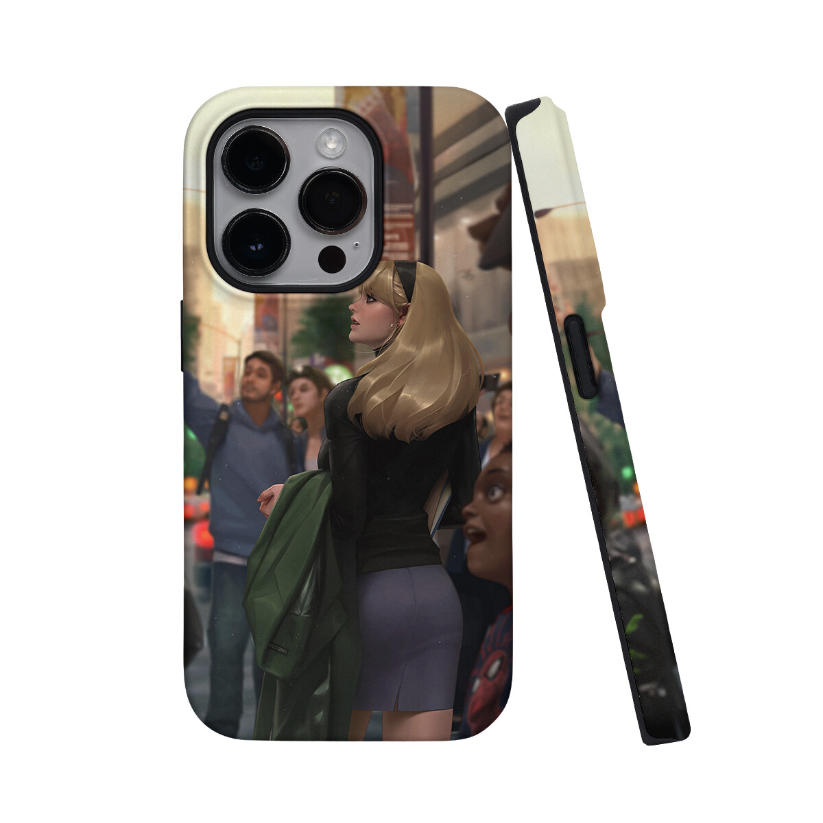 

Чехол для телефона Keshami, Blonde Anime Woman Half Pack