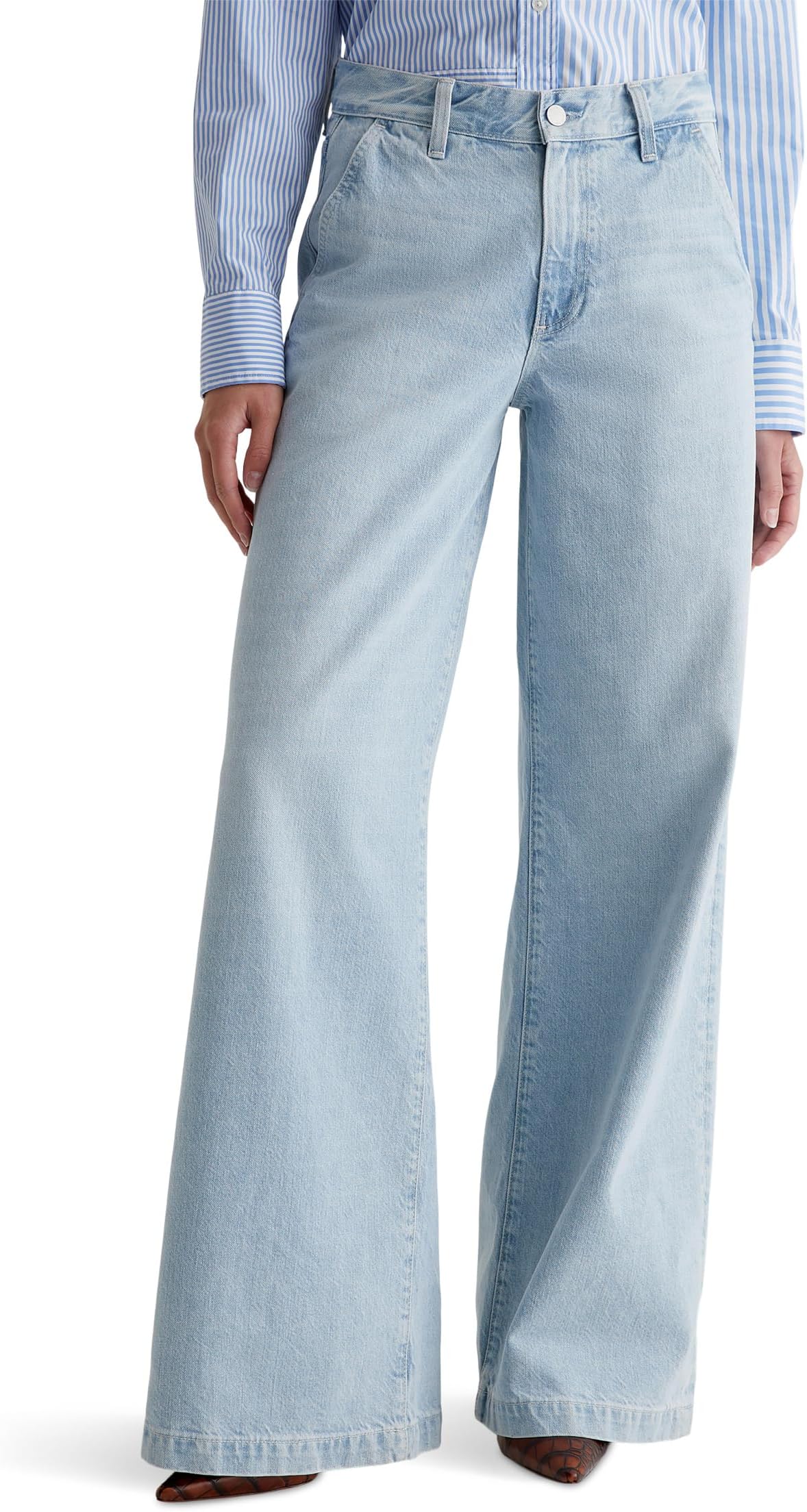 

Джинсы AG Jeans Stella Mid-Rise Wide Leg Palazzo Jeans in Idol, цвет Idol