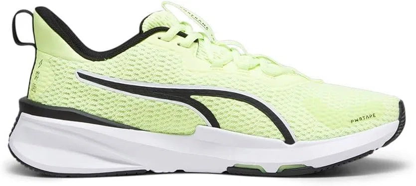 Мужские футбольные бутсы PUMA Pwrframe Tr 2, размер 11, цвет черный, желтый, белый — фото 3