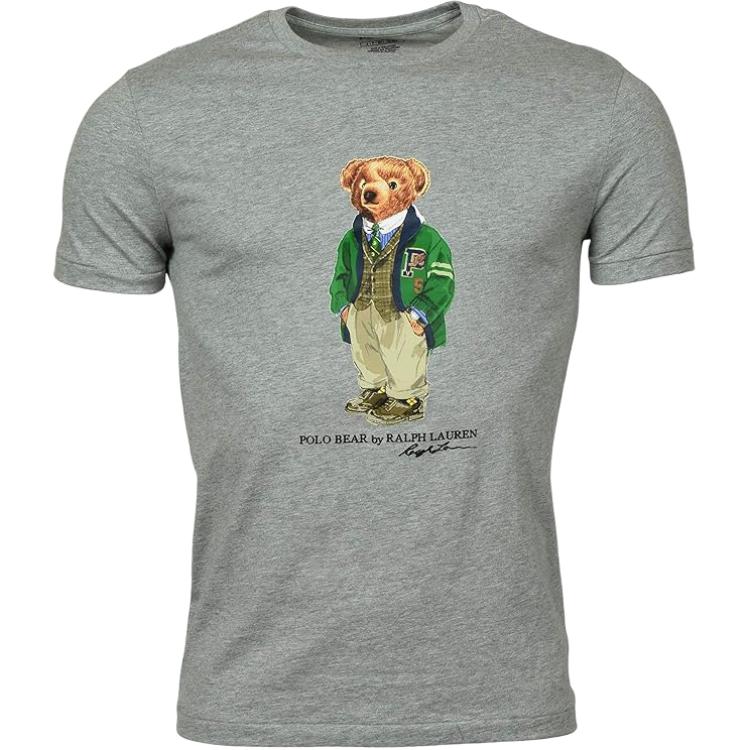 Футболка Polo Ralph Lauren Polo Bear, серый — фото 2