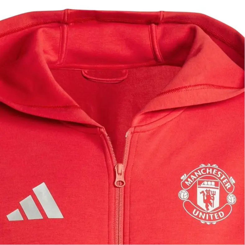 Куртка Manchester United мужская красная Adidas, красный — фото 4