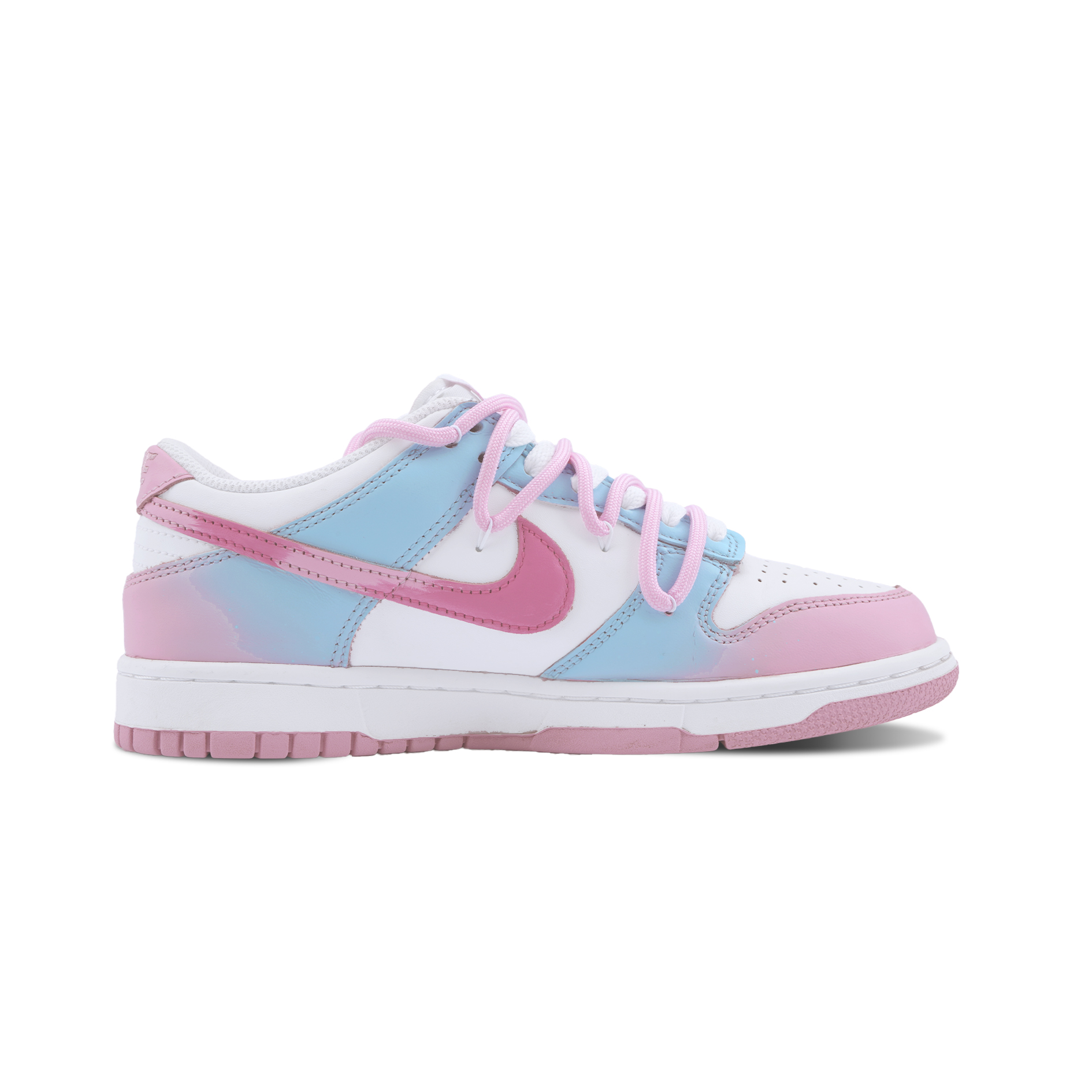 Nike Кроссовки для скейтбординга dunk dreamy starry низкие детские устойчивые к истиранию pink blue unisex — фото 3