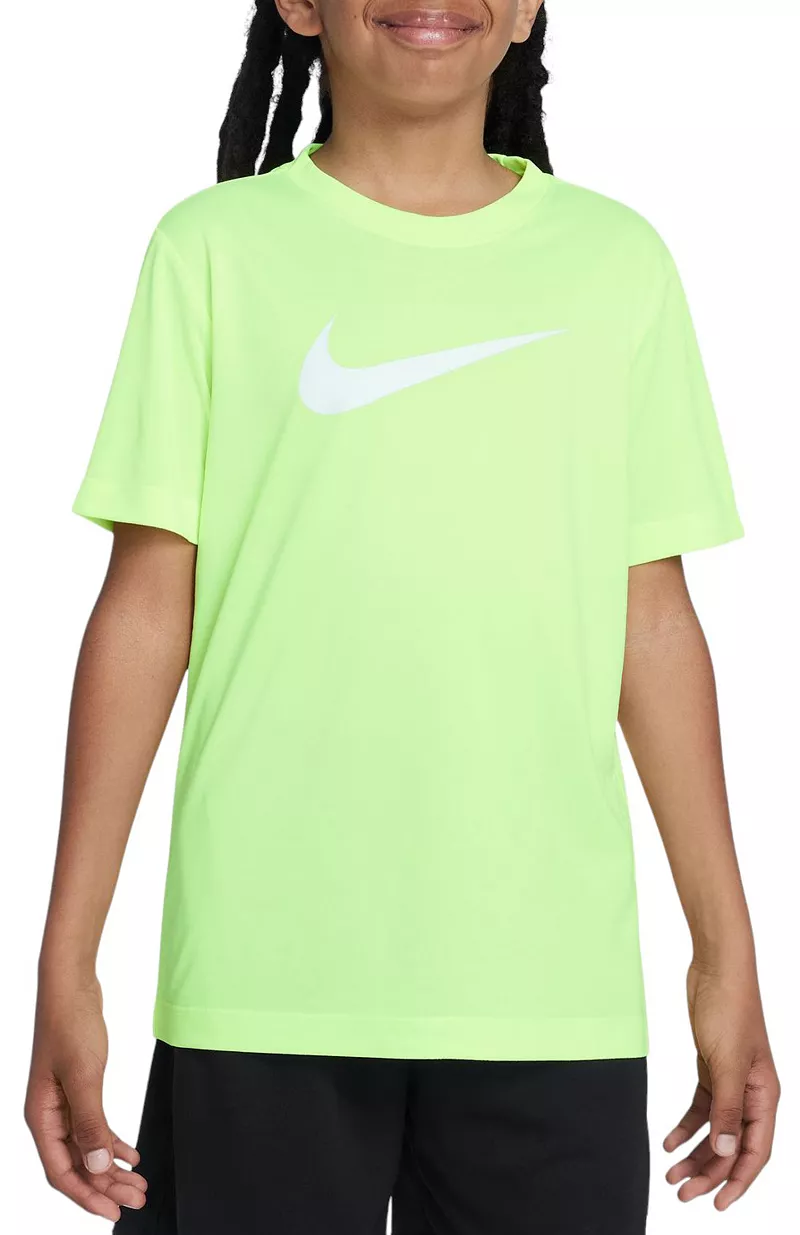 

Футболка с логотипом Nike для мальчиков Legend Dri-FIT, цвет Volt