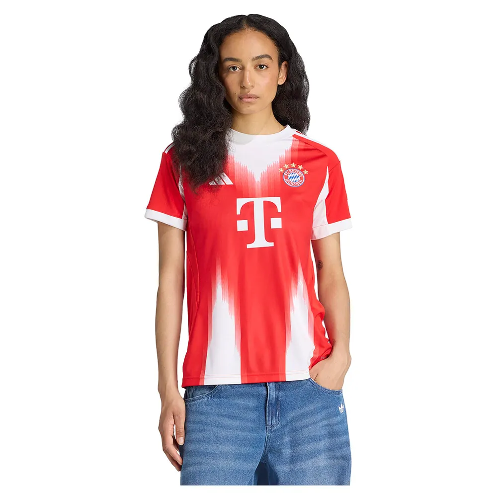 

Футболка с коротким рукавом adidas FC Bayern 25/26 home Woman, красный