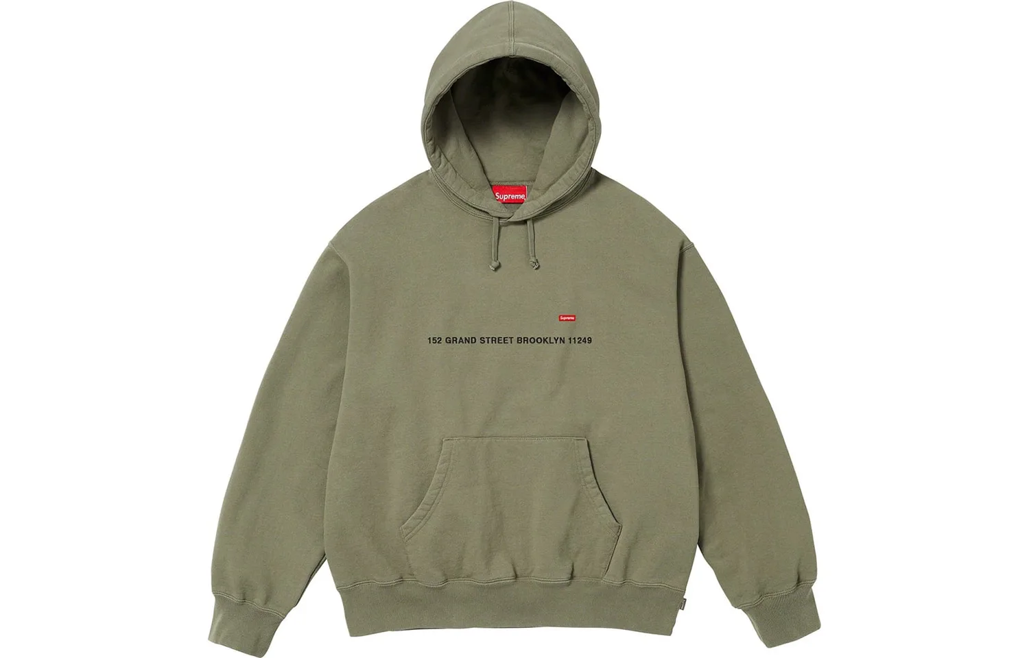 Толстовка с капюшоном Small Box Tokyo Shop Supreme, Light Olive-Brooklyn