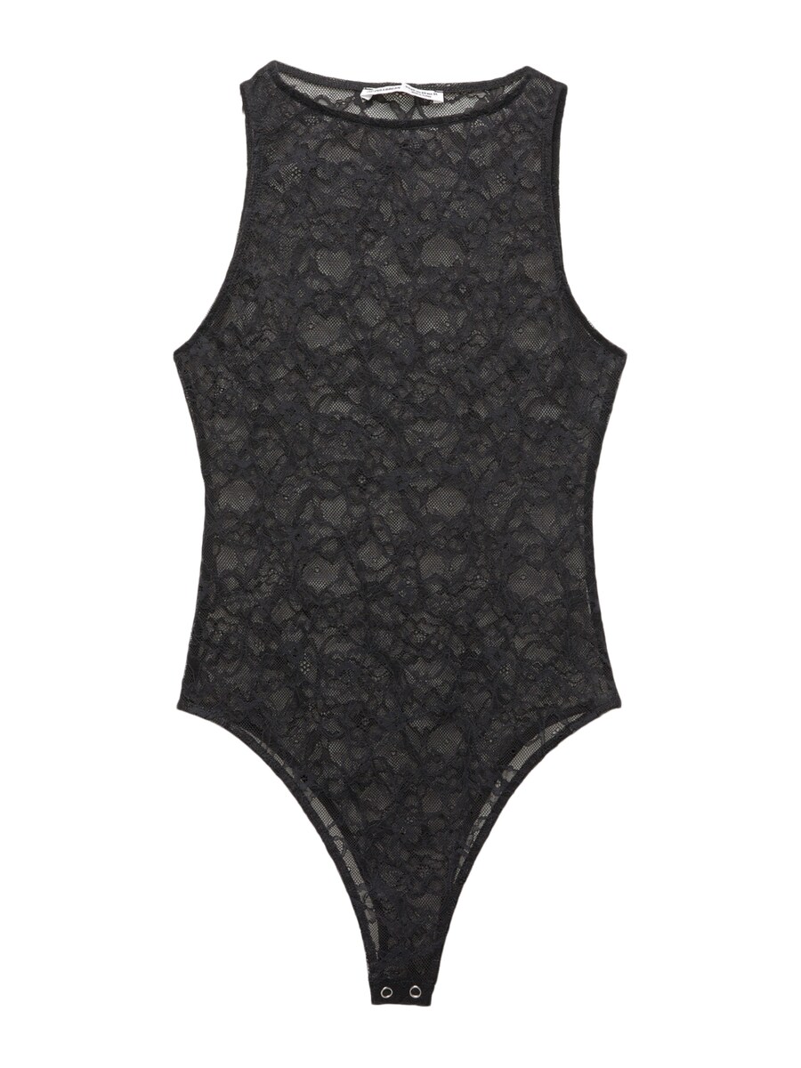 

Боди-рубашка Pull&Bear, черный