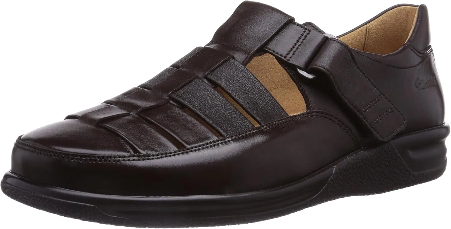 Туфли Ganter Herren Sensitiv Kurt, Weite K Slipper, Multicoloured Espresso 2000