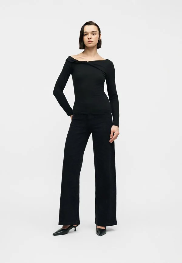 Джинсы stride zebra свободного кроя Gap, Black — фото 2