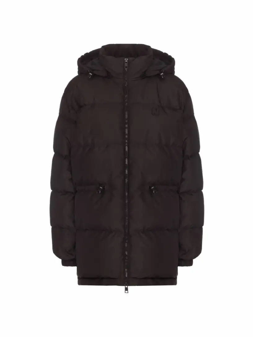 

Стеганый пуховик MSGM, черный