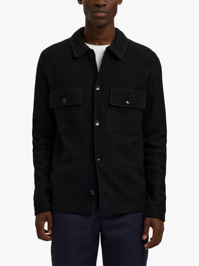 

Кардиган Nealy с вязаным шерстяным воротником Selected