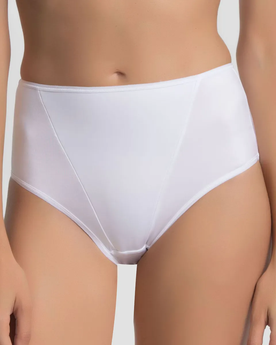 

Легкие корректирующие утягивающие трусики из атласной микрофибры Playtex, белый