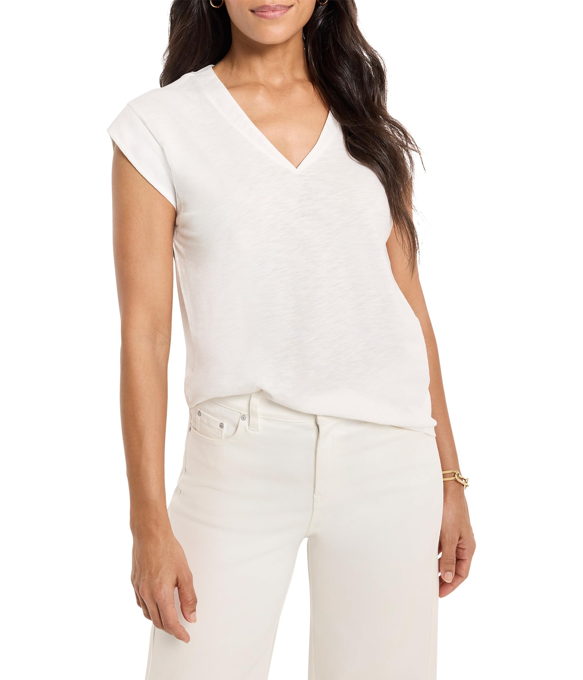 

Топ NIC+ZOE V-Neck Tank, Paper White
