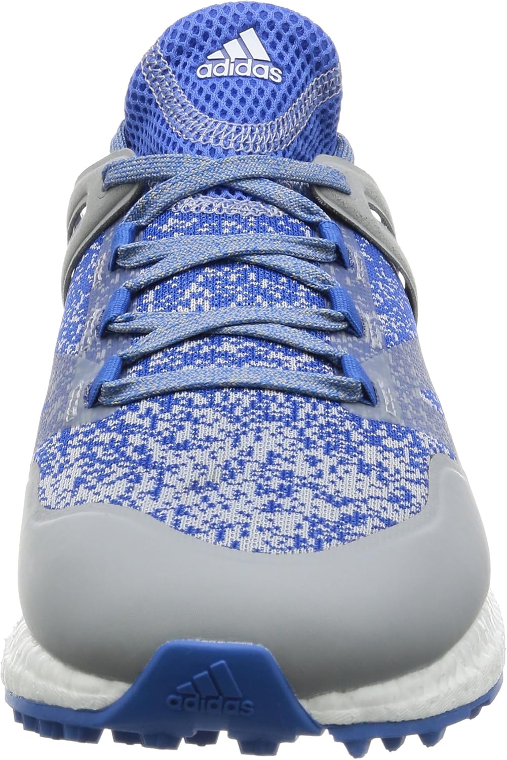 Мужские гольф-кроссовки Adidas Golf Crossknit Boost, серый белый — фото 2