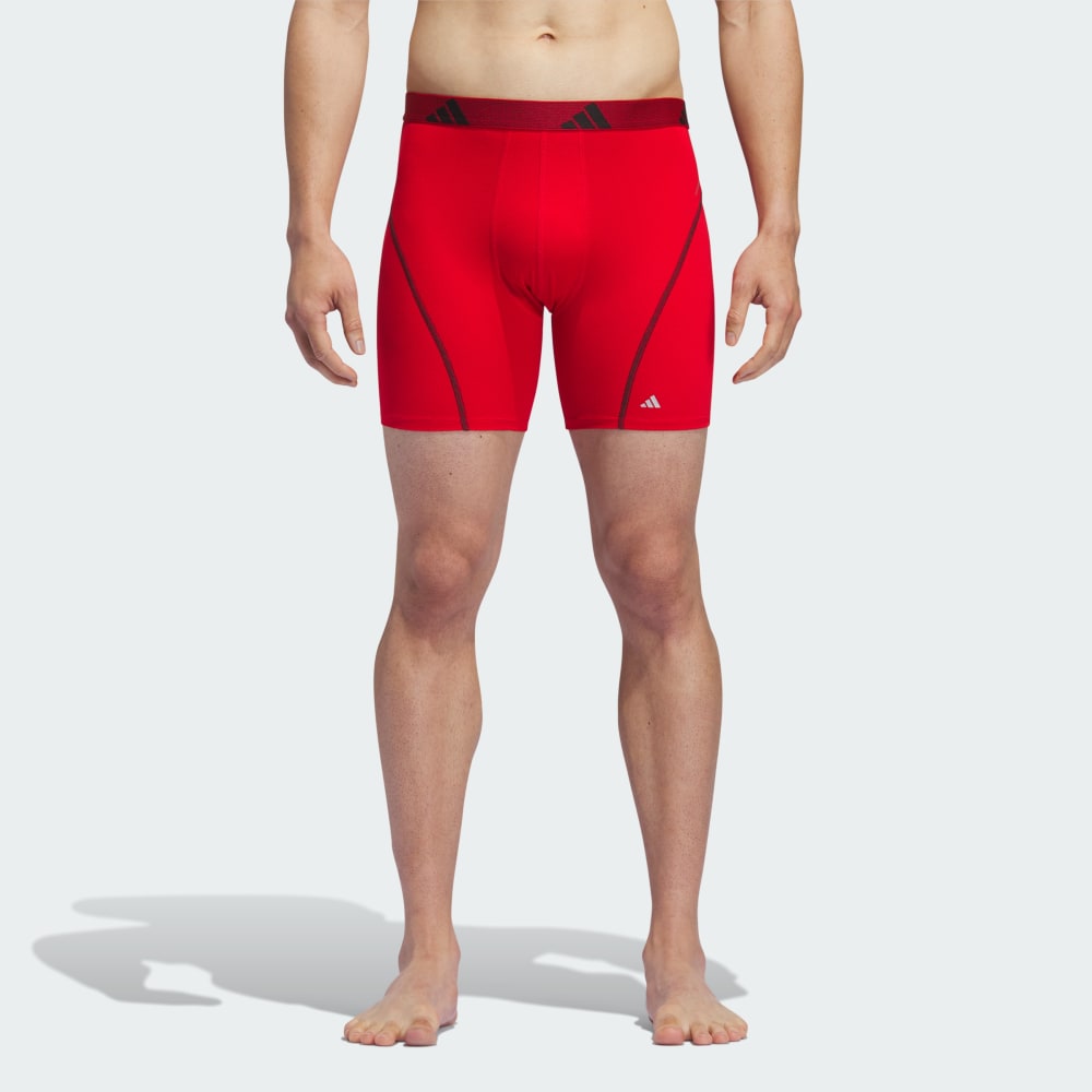 

Боксеры Adidas Performance Mesh 3-Pack Boxer Briefs, цвет Scarlet/Black/Onix
