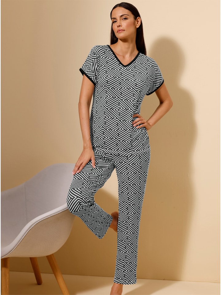 

Creation L Пижама с черно-белым принтом