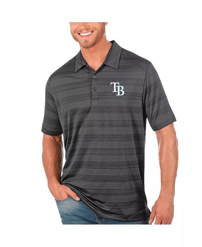 

Мужское серое поло Tampa Bay Rays Compass Antigua