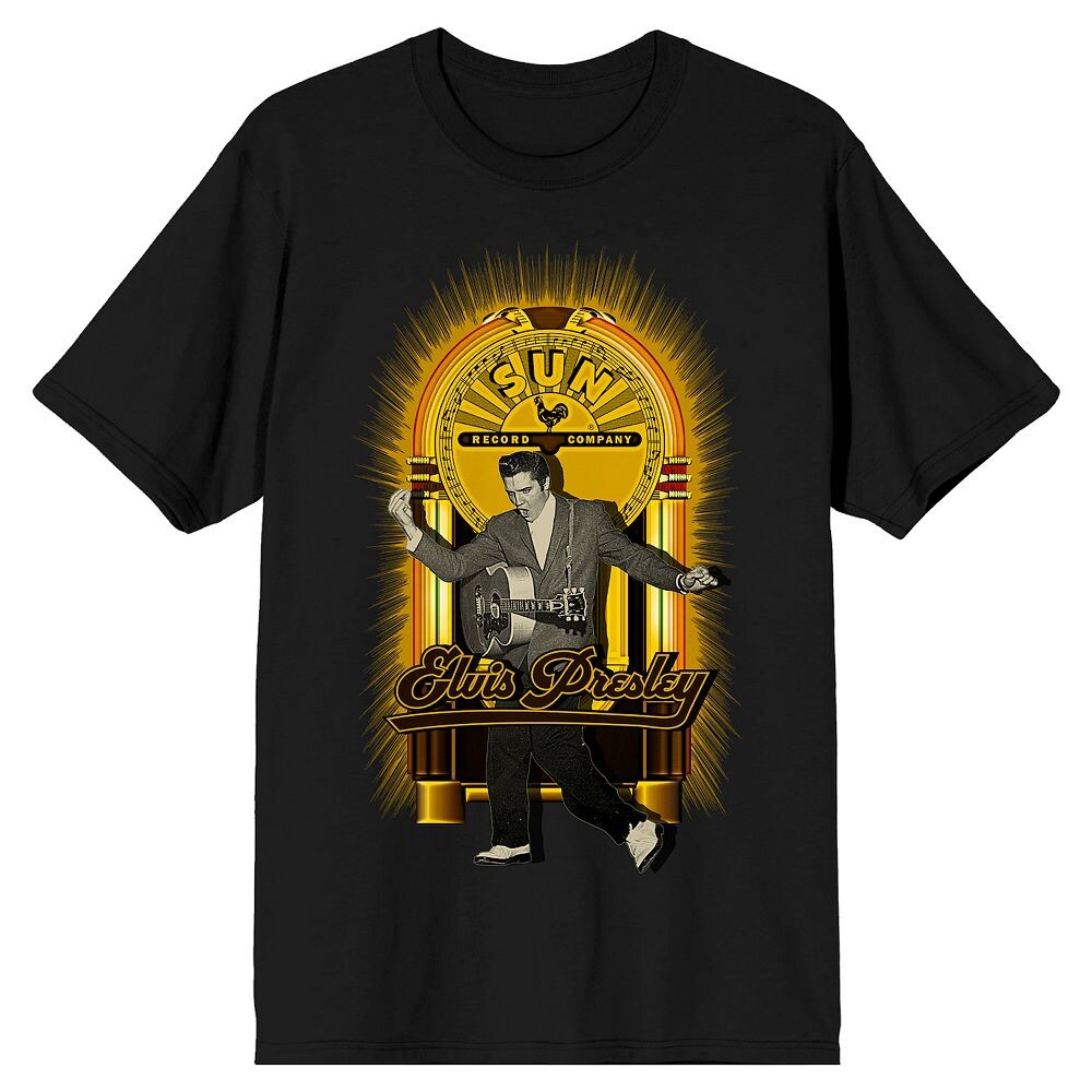 

Мужская футболка Sun Records с рисунком Элвиса Пресли Licensed Character, черный