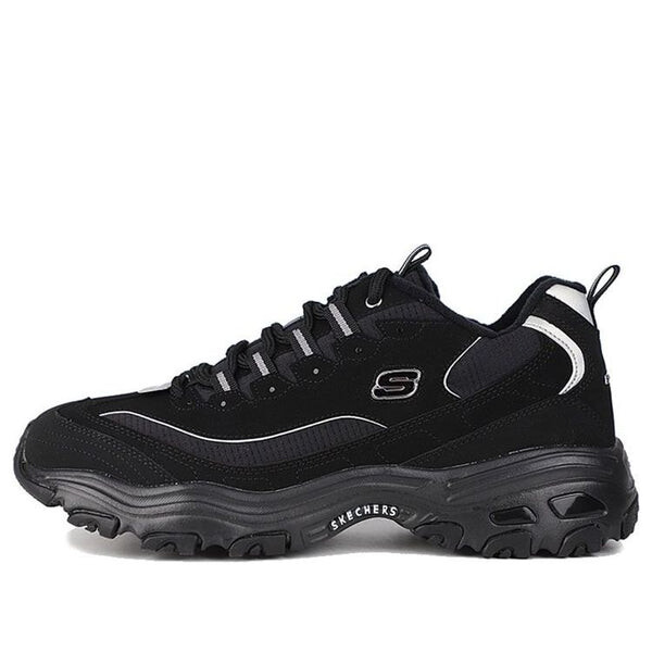 

Кроссовки d'lites low-top running shoes black Skechers, черный