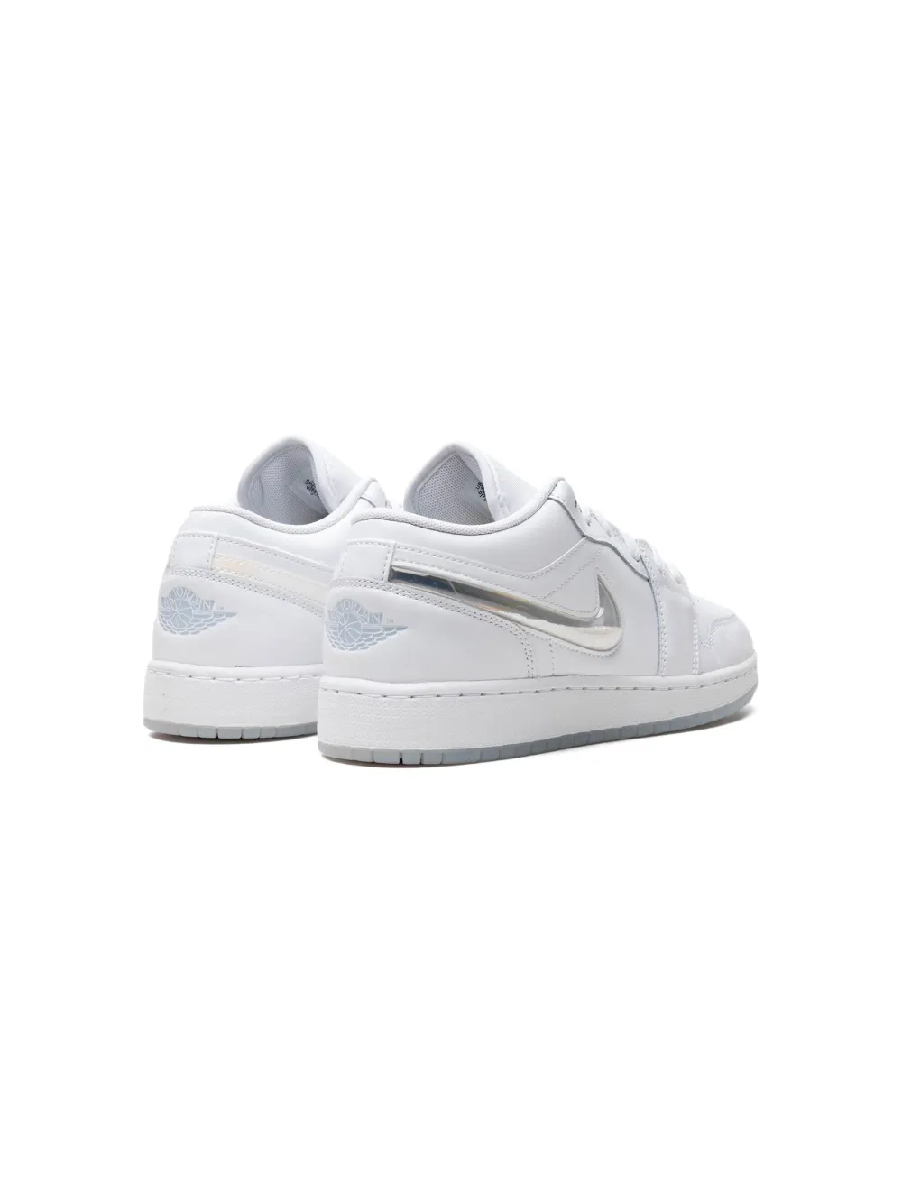 Кроссовки Air Jordan 1 Low 'Glitter Swoosh' Jordan Kids, белый — фото 3
