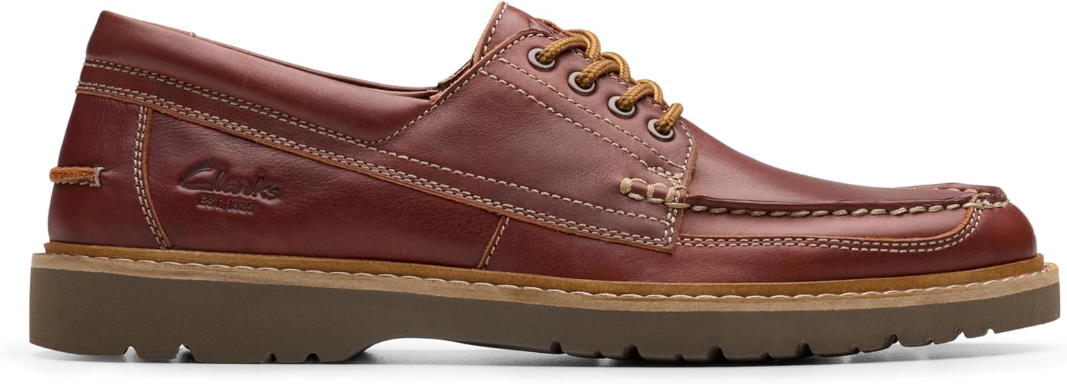 Мокасины Clarks для мужчин Weltridge, темно-коричневый — фото 2