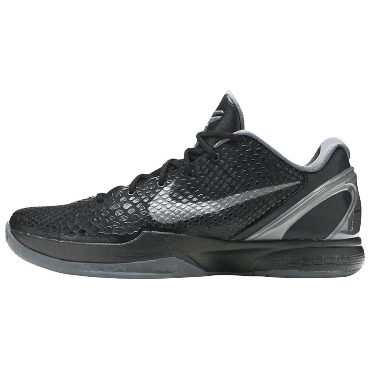 

Nike Кроссовки баскетбольные низкие Zoom Kobe 6 Abrasion Resistant Unisex Black Silver