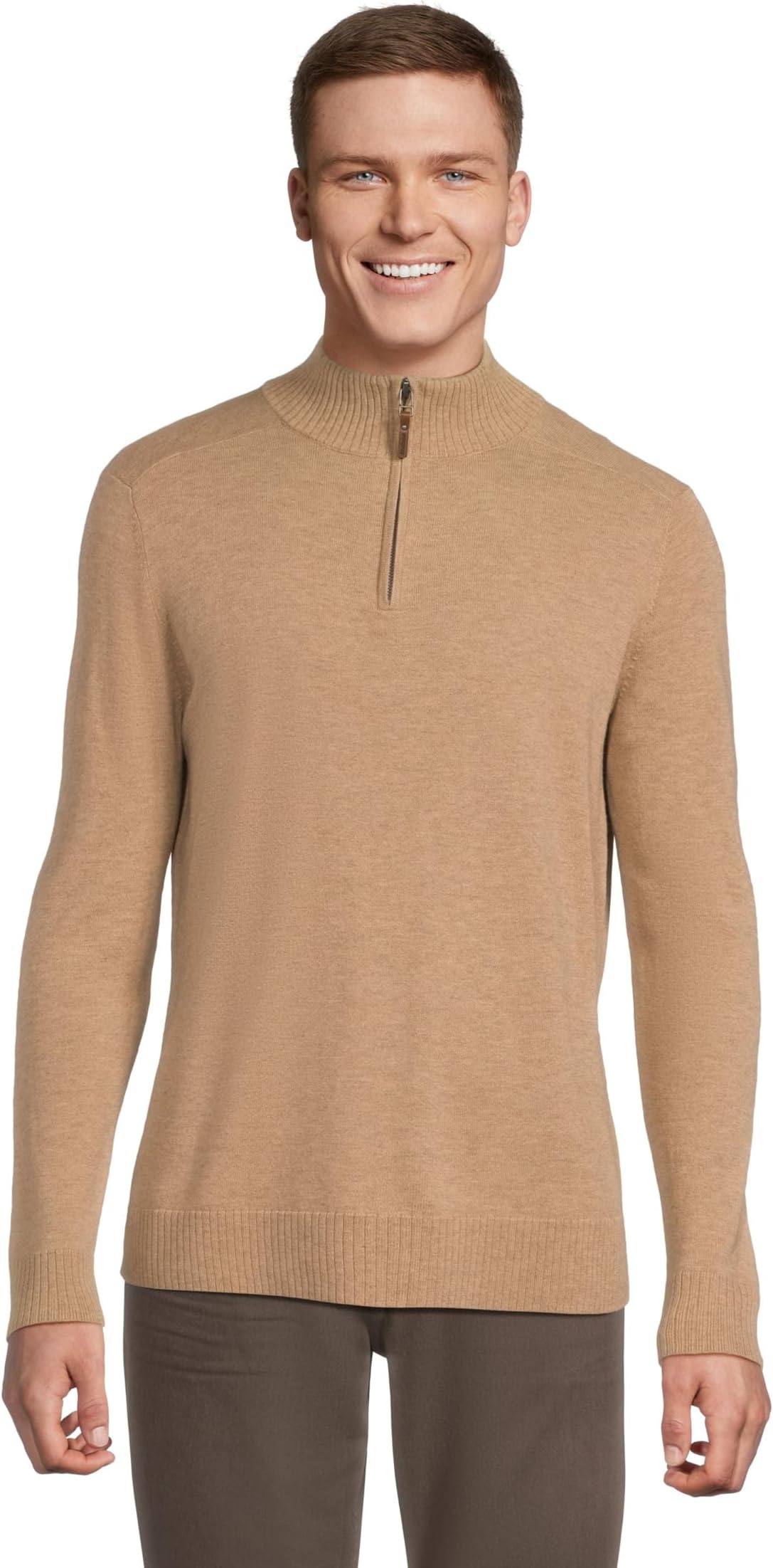 

Свитер Smartwool Men's Sparwood 1/4 Zip Sweater, Toasted Coconut Heather 2